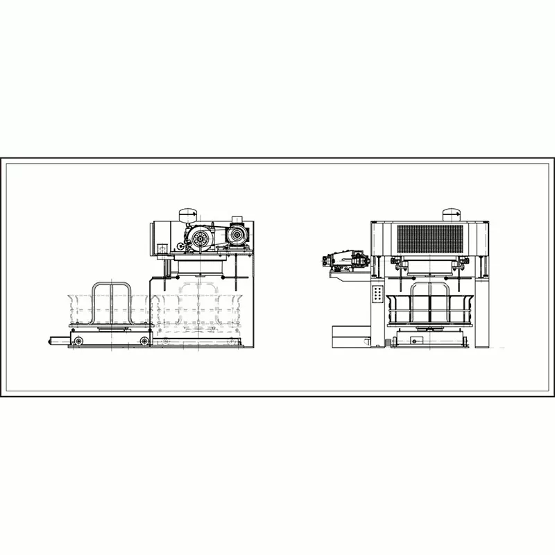 Перевернутая вертикальная чертежная машина
